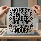 Rest Reader Literary Diy Aesthetic Ready to Press DTF Transfer for Dtf