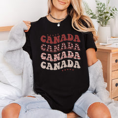 Retro Canada Patriotic Diy Patriotic Vintage Ready to Press DTF Transfer for Dtf