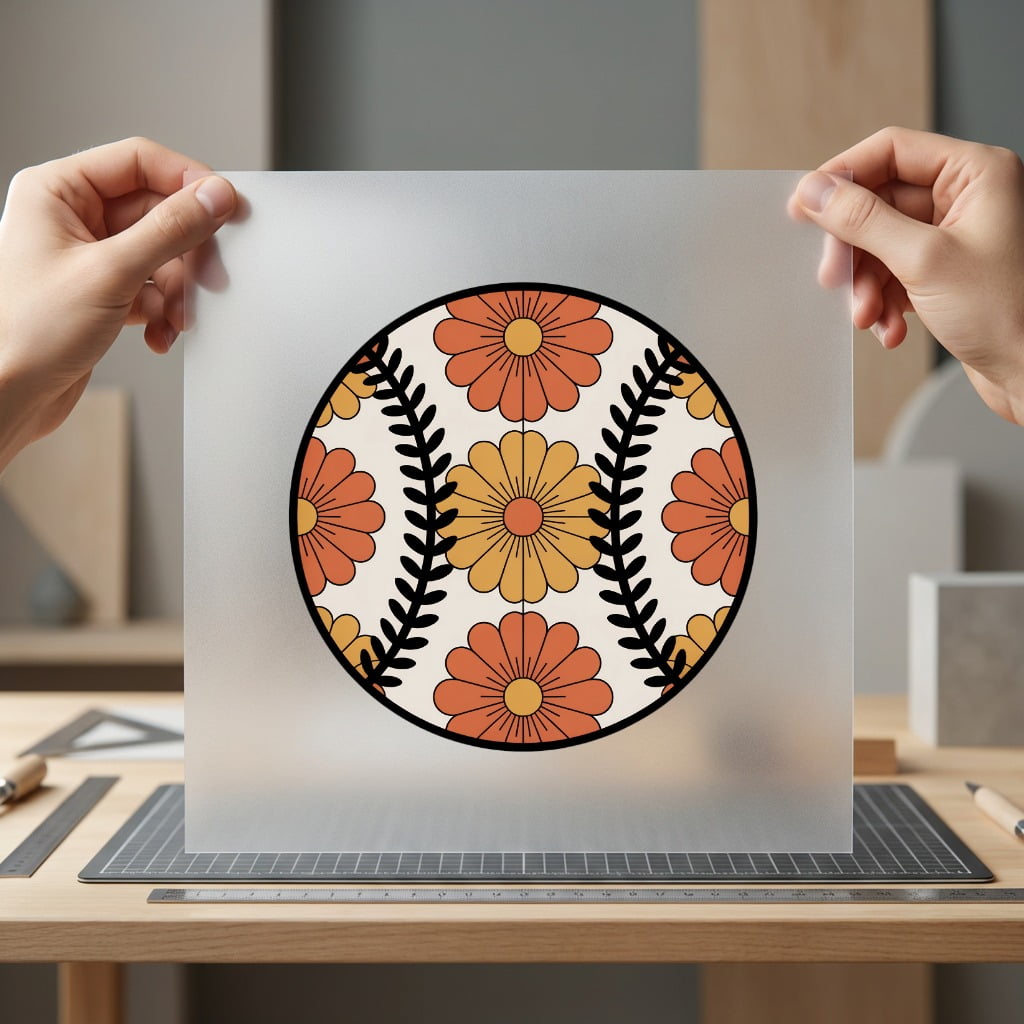 Retro Daisy Baseball Groovy Retro Floral Ready to Press DTF Transfer for Dtf