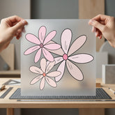Retro Floral Blooms Groovy Retro Boho Ready to Press DTF Transfer for Dtf