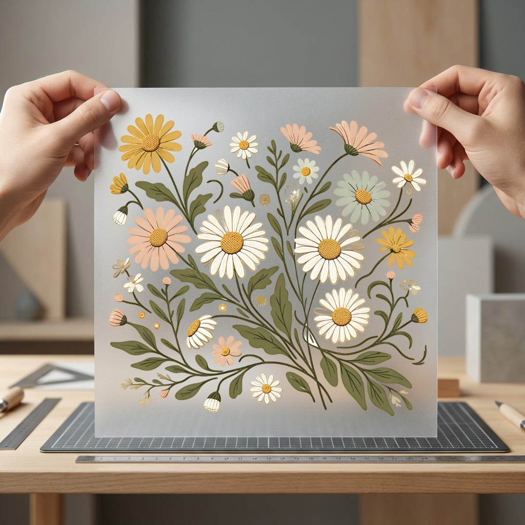 Retro Floral Bouquet Daisy Vintage Retro Ready to Press DTF Transfer for Dtf