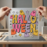 Retro Halloween Ghosts Spooky Halloween Fall Ready to Press DTF Transfer for Dtf