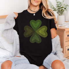 Retro Heart Shamrock Groovy Vintage Retro Ready to Press DTF Transfer for Dtf
