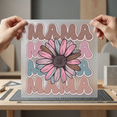 Retro Mama Daisy Boho Mom Mama Ready to Press DTF Transfer for Dtf