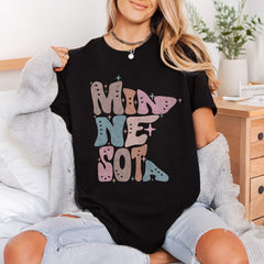 Retro Minnesota Groovy Diy Usa Vintage Ready to Press DTF Transfer for Dtf