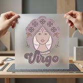 Retro Virgo Zodiac Vintage Vintage Retro Ready to Press DTF Transfer for Dtf