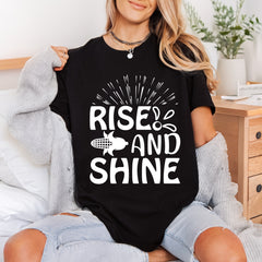 Rise Shine Corn Cob Aesthetic Ready to Press DTF Transfer for Dtf