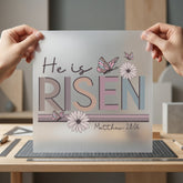 Risen Butterfly Floral Christian Christian Faith Ready to Press DTF Transfer for Dtf