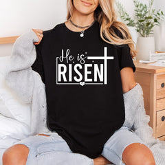 Risen Cross Christian Diy Christian Faith Ready to Press DTF Transfer for Dtf