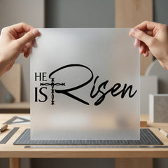 Risen Cross Faith-based Diy Christian Faith Ready to Press DTF Transfer for Dtf