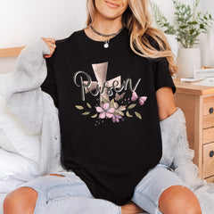 Risen Cross Floral Faith-inspired Faith Bible Ready to Press DTF Transfer for Dtf