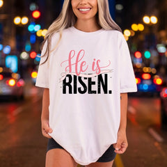Risen Easter Christian Diy Christian Faith Ready to Press DTF Transfer for Dtf