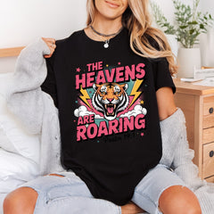 Roaring Tiger Faith Retro Christian Faith Ready to Press DTF Transfer for Dtf