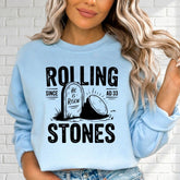 Rolling Stones, He Is Risen | Resurrection Faith Sweatshirt - Luckets.com
