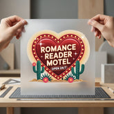 Romance Reader Motel Retro Valentine Retro Ready to Press DTF Transfer for Dtf