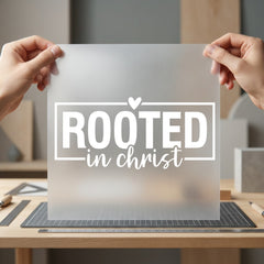Rooted Christ Christian Faith Christian Faith Ready to Press DTF Transfer for Dtf