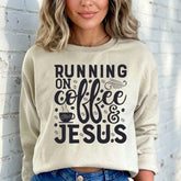 Running On Coffee & Jesus | Daily Blessings Sweatshirt - Luckets.com