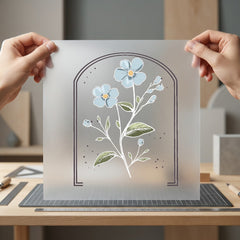 Rustic Floral Arch Botanical Vintage Retro Ready to Press DTF Transfer for Dtf