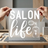 Salon Life Barbershop Stylist Aesthetic Ready to Press DTF Transfer for Dtf