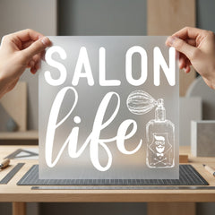 Salon Life Barbershop Stylist Aesthetic Ready to Press DTF Transfer for Dtf