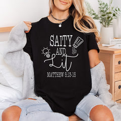 Salty Lit Christian Faith-based Christian Faith Ready to Press DTF Transfer for Dtf