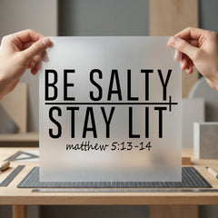 Salty Stay Lit Christian Christian Faith Ready to Press DTF Transfer for Dtf