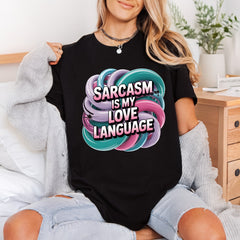 Sarcasm Love Language Retro Funny Retro Ready to Press DTF Transfer for Dtf