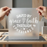 Saved Grace Faith Christian Christian Faith Ready to Press DTF Transfer for Dtf