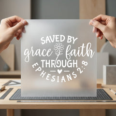 Saved Grace Faith Christian Christian Faith Ready to Press DTF Transfer for Dtf