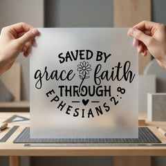 Saved Grace Faith Christian Christian Faith Ready to Press DTF Transfer for Dtf