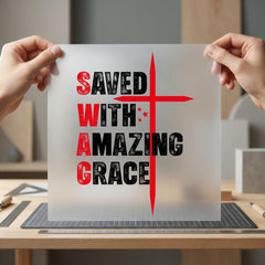 Saved Swag Faith-inspired Diy Christian Faith Ready to Press DTF Transfer for Dtf