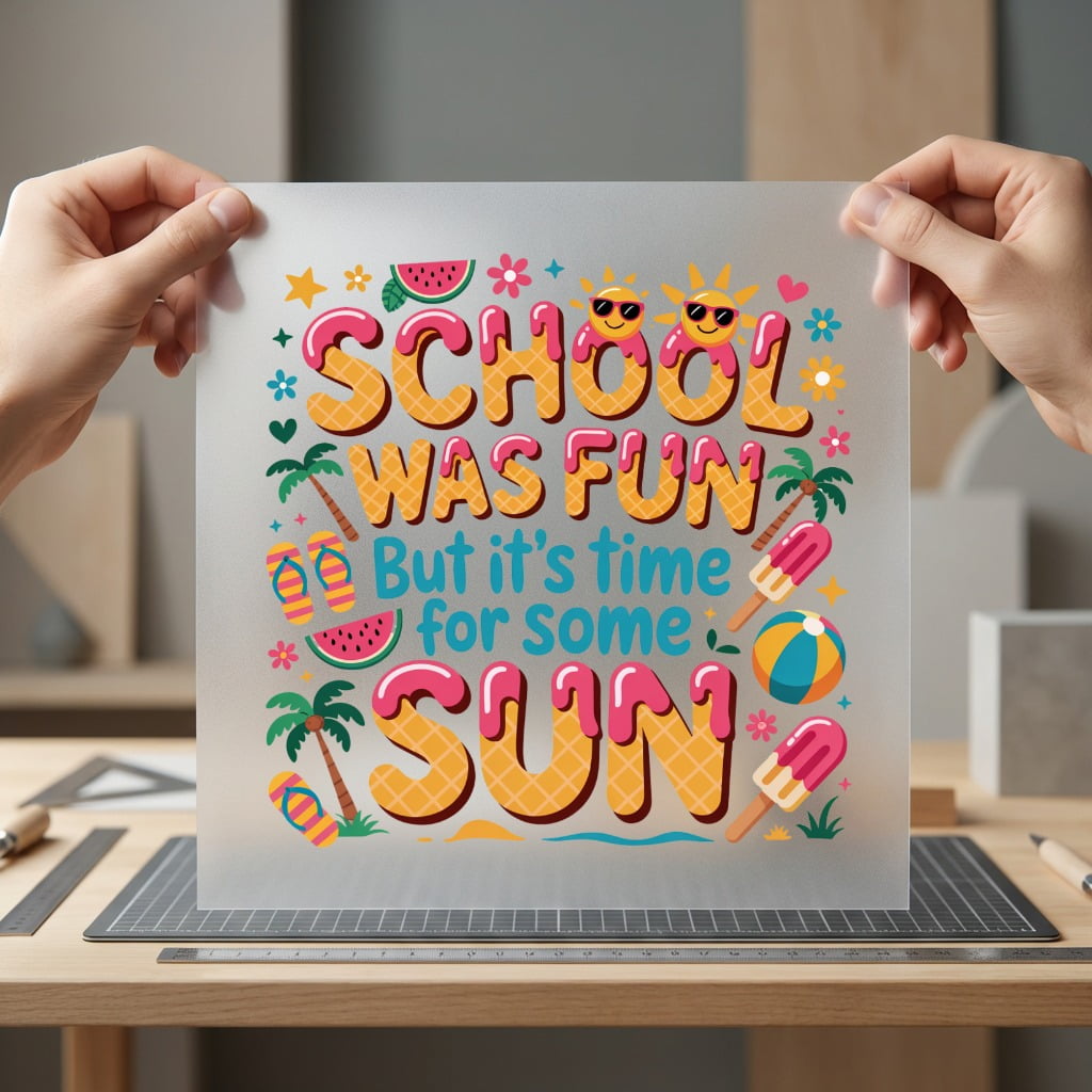 School Out Time Some Summer Teacher Ready to Press DTF Transfer for Dtf