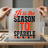 Season Sparkle Festive Diy Christmas Ready to Press DTF Transfer for Dtf