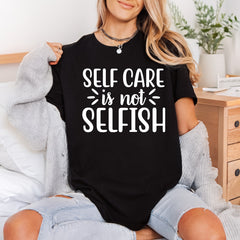 Self Care Not Selfish Aesthetic Ready to Press DTF Transfer for Dtf