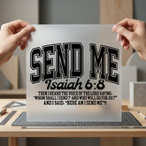 Send Isaiah Retro Religious Christian Faith Ready to Press DTF Transfer for Dtf
