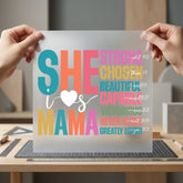 She Loves Mama Vibrant Christian Faith Ready to Press DTF Transfer for Dtf