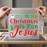 Silly Santa Christmas Jesus Christian Faith Ready to Press DTF Transfer for Dtf