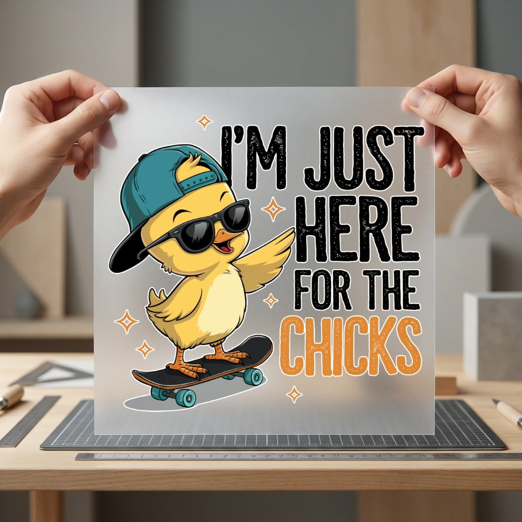 Skater Chick Funny Easter Easter Funny Ready to Press DTF Transfer for Dtf
