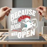 Skydiver Because Door Was Funny Vintage Ready to Press DTF Transfer for Dtf