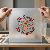 Snap Christmas Gingerbread Retro Christmas Funny Ready to Press DTF Transfer for Dtf