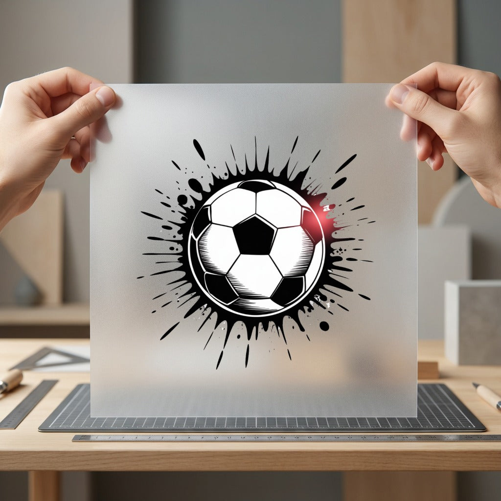 Soccer Ball Splash Sports Fitness Ready to Press DTF Transfer for Dtf