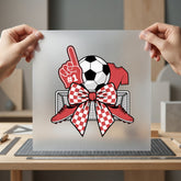 Soccer Fan Game Day Mom Dad Ready to Press DTF Transfer for Dtf