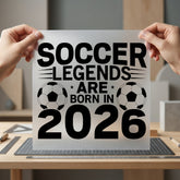 Soccer Legends Born Sports Fitness Ready to Press DTF Transfer for Dtf