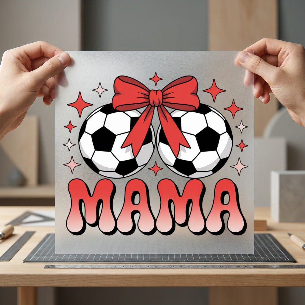 Soccer Mama Retro Style Mom Retro Ready to Press DTF Transfer for Dtf