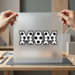 Soccer Mom Sports Fan Mom Funny Ready to Press DTF Transfer for Dtf
