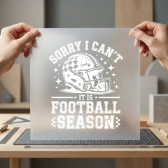 Sorry Can Football Season Retro Fitness Ready to Press DTF Transfer for Dtf