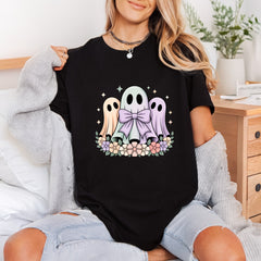 Spooky Ghosts Pastel Diy Halloween Aesthetic Ready to Press DTF Transfer for Dtf