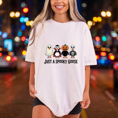 Spooky Goose Halloween Diy Halloween Funny Ready to Press DTF Transfer for Dtf