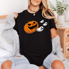 Spooky Pumpkin Ghosts Halloween Halloween Funny Ready to Press DTF Transfer for Dtf
