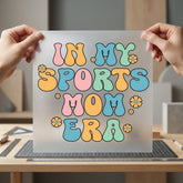 Sports Mom Era Retro Mom Retro Ready to Press DTF Transfer for Dtf